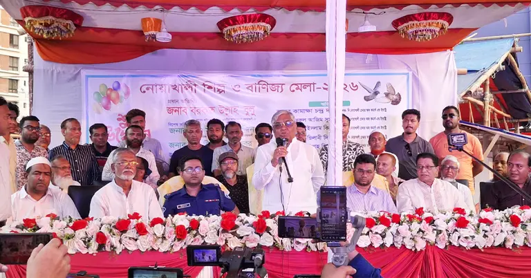 শিল্প ও বাণিজ্য মেলা উদ্বোধন অনুষ্ঠানে মো. বরকত উল্লাহ বুলু